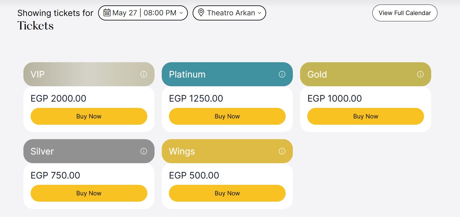أسعار تذاكر مسرحية أكرم حسني
